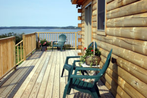 outside deck view